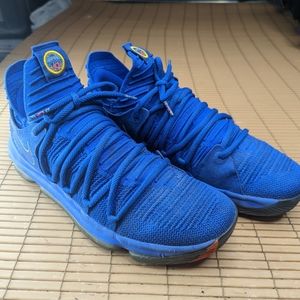 Nike Kevin Durant KD 10 Mens Sz 12 City Edition Chinatown Blue Racer .